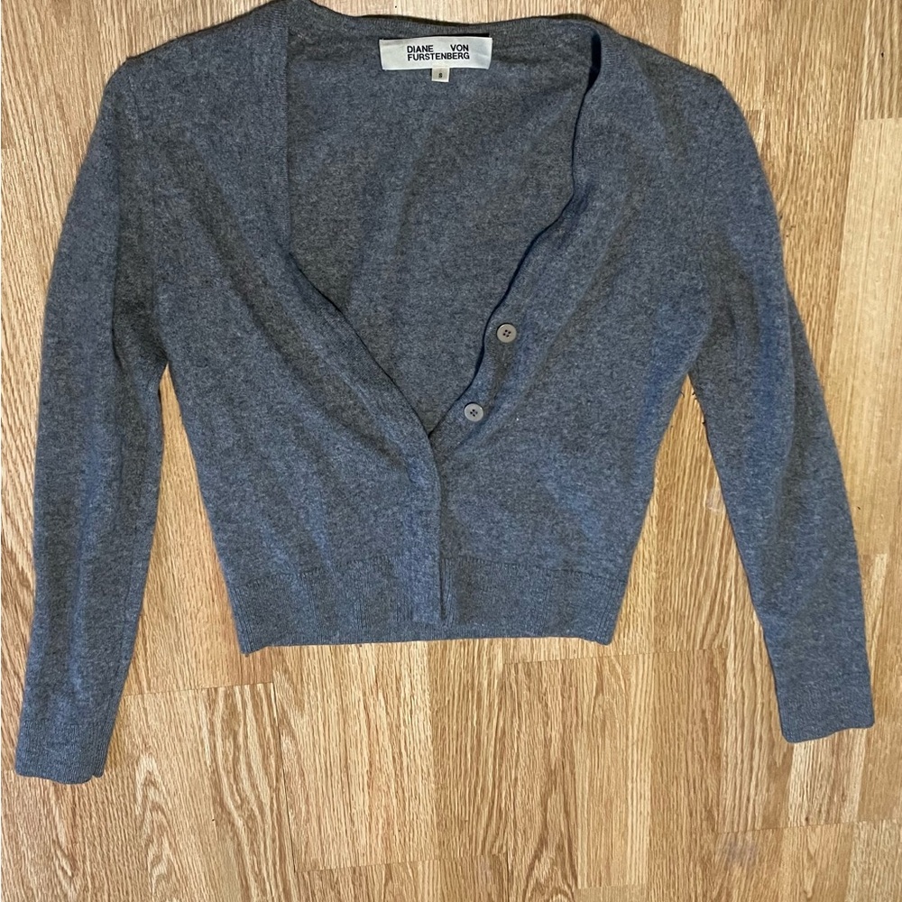 Diane von Furstenberg Gray Women's Sweater